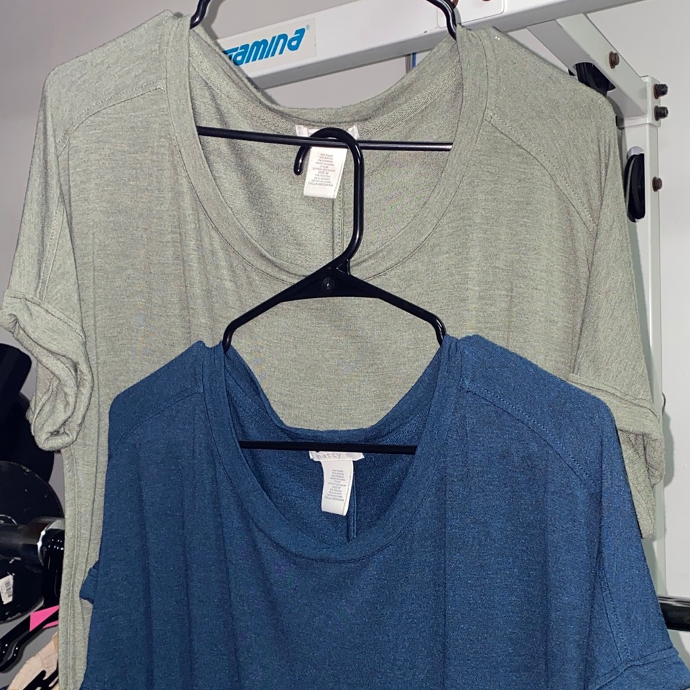 Matty M Heather Blue Short Sleeve Tee